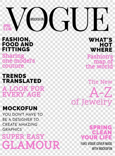 Vogue Cover Page Template At Queen Template S Rabiscos Aleat Rios