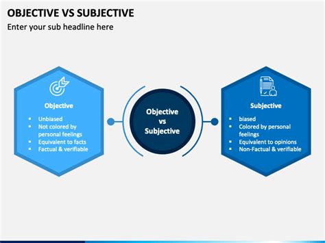 Objective Vs Subjective PowerPoint And Google Slides Template PPT Slides