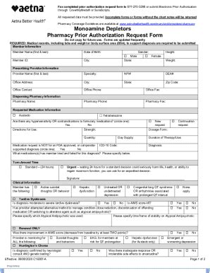 Fillable Online Monoamine Depletors Request Form Md Accessible