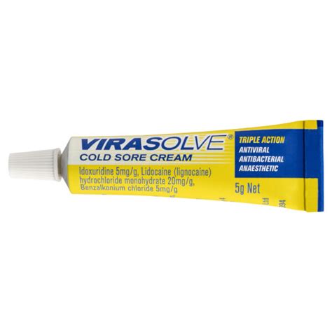 Product Details for VIRASOLVE® Cold Sore Cream