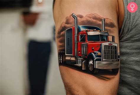 unique truck tattoo ideas  making  statement