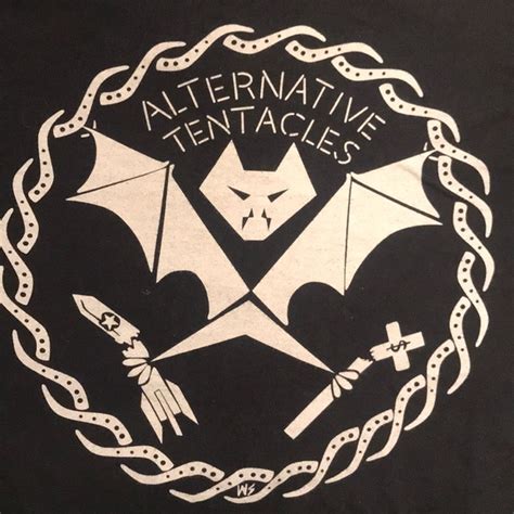 American Apparel Shirts Alternative Tentacles Bat Logo Og Hardcore