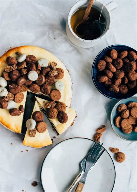 Kruidnoten Cheesecake Sinterklaastaart Uit Paulines Keuken