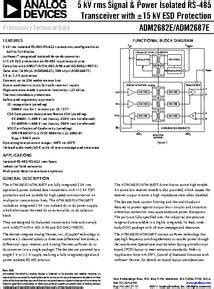 Adm E Datasheet The Adm E Adm E Are Fully Integrated Kv