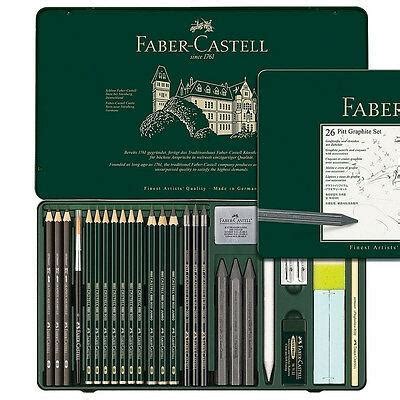 FABER CASTELL ESTUCHE PITT MONOCHROME GRAFITO VARIOS MODELOS