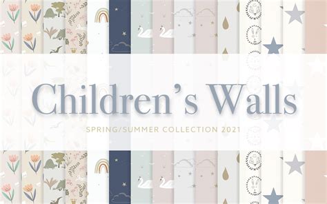 Children’s Wallpaper Collection 2021 | Sims 4, Sims 4 children, Sims