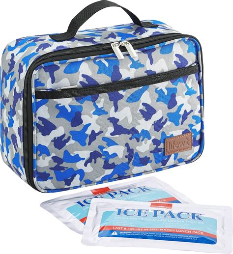 Amazon Lifewit Freezable Lunch Box Insulated Reusable Lunch Bag