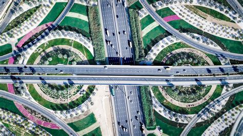 Aerial Photography of Vehicles in Road · Free Stock Photo