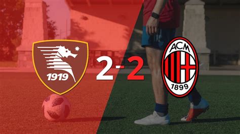 Salernitana Y Milan Igualaron Por 2 En Un Vibrante Partido Infobae