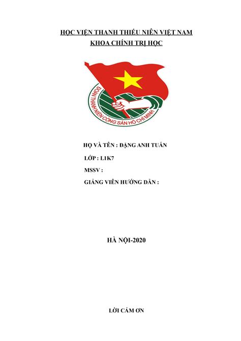 Báo Cáo Thực Tập Tòa Án 1 AAAAA HỌC VIỆN THANH THIẾU NIÊN VIỆT NAM