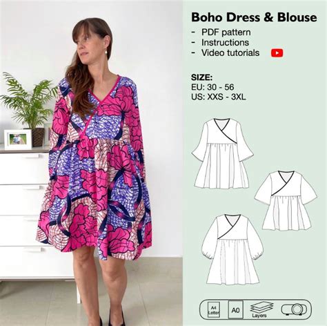 Ithinksew Patterns And More Ivl Boho Dress Women Boho Dress And