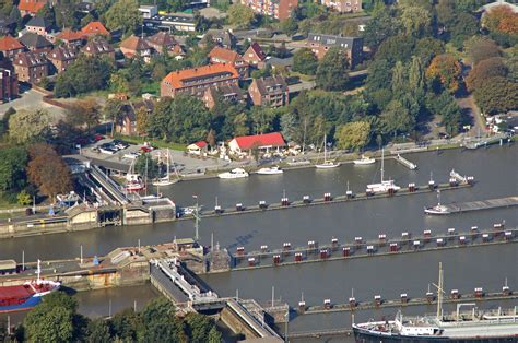 North-Baltic Sea Canal Yacht Harbour in Brunsbuttel, Schleswig-Holstein, Germany - Marina ...