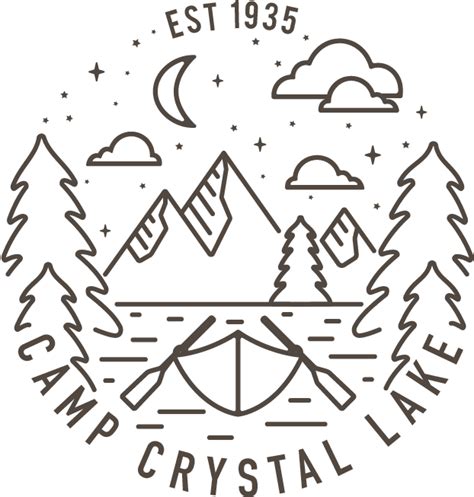 Download Camp Crystal Lake Camp Crystal Lake Svg Full Size Png