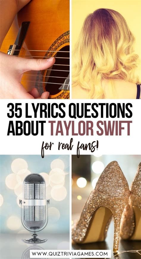 Taylor Swift Quiz Questions And Answers Taylor Swift Quiz