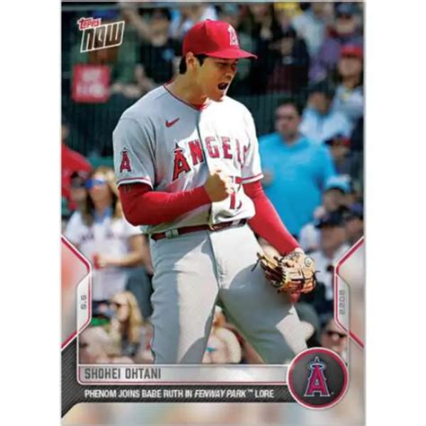 MLB Los Angeles Angels 2022 NOW Baseball Single Card Shohei Ohtani