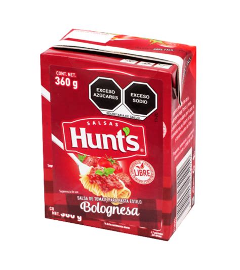 7501006582949 Salsa Para Pasta Bolognesa Hunts 360 Gr