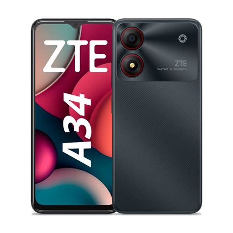 Celular Zte Blade A34 2gb Ram 64gb Gris Shopstar