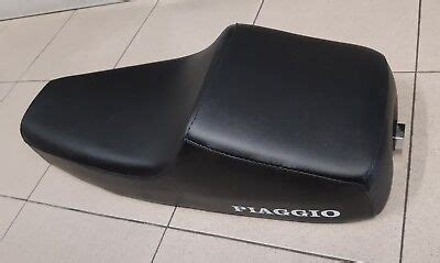 Sella Vespa PK 50 S XL Con Gobba Monoposto Pelle Nero Tipo Originale