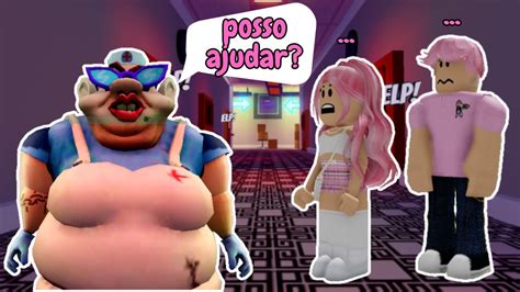 Uma Enfermeira Esquisita Nos Atendeu Roblox Sallys Hospital Run