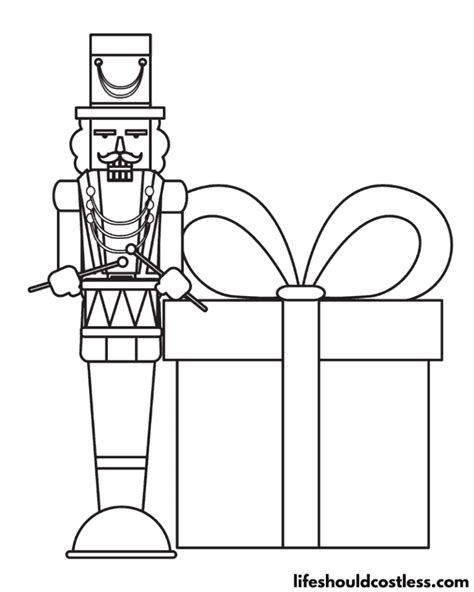 Nutcracker Coloring Pages Free Printable Pdf Templates Life Should