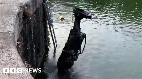 Edward Colston Statue Pulled Out Of Bristol Harbour BBC News