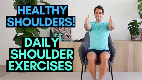 5 Minute Daily Shoulder Exercises For Seniors Youtube