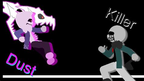 Dust Sans Vs Killer Sans Animation And Wip Youtube