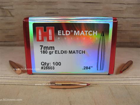 Count Box Mm Grain Eld Match Projectile For Handloading