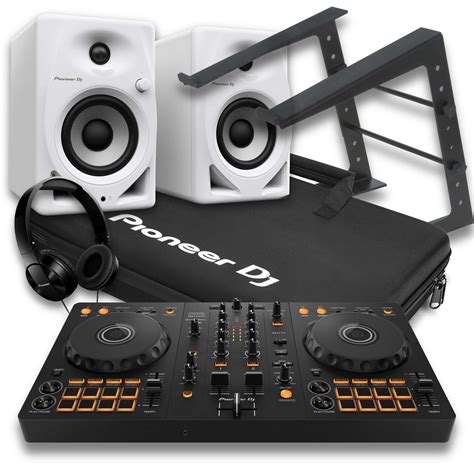 Pioneer DJ DDJ FLX4 DM 40D W Bag Bundle