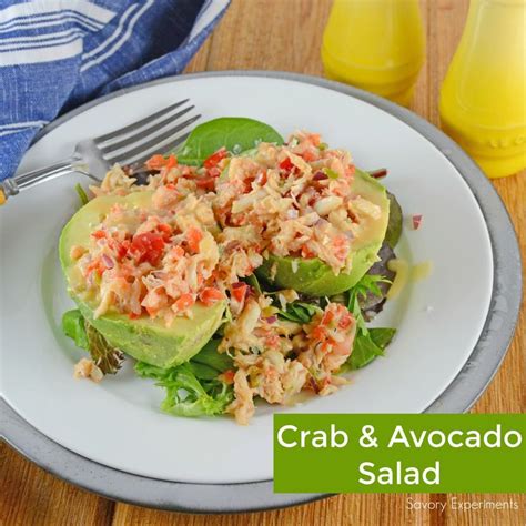 Crab And Avocado Salad Is A Simple And Healthy Salad Buttery Lump Crab