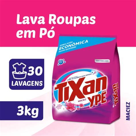 Lava Roupas Em P Maciez Tixan Yp Kg Sonda Supermercado Delivery