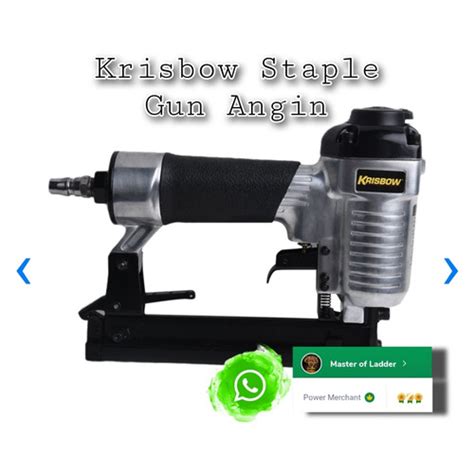 Jual Krisbow Air Nail Gun Paku Tembak Angin Staple Gun Angin Manual