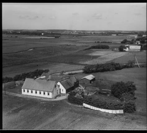 Danmark Set Fra Luften Amagergaard 1957 Det Kgl Bibliotek