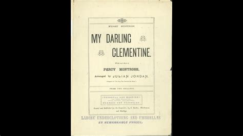 コレクション oh my darling clementine song origin 161890-Oh my darling ...