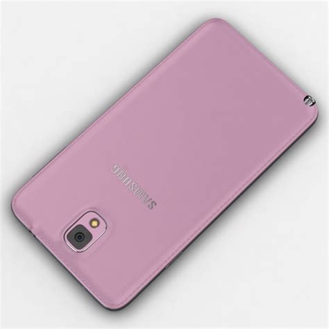 Samsung Galaxy Note 3 Pink 3d Model 49 3ds C4d Fbx Obj Max Free3d