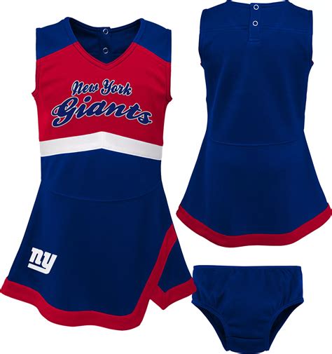 Nfl Team Apparel Toddler New York Giants Cheer Dress - Big Apple Buddy
