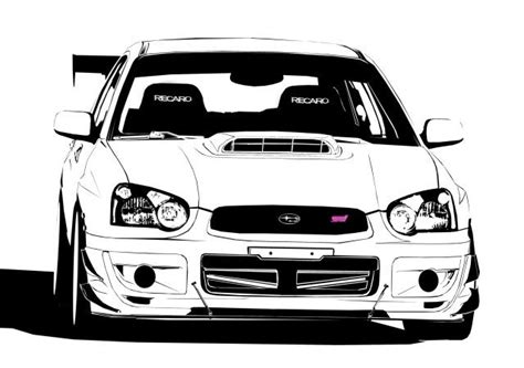 Subaru Imprezza STI Coche Subaru Dibujos De Coches Nissan Skyline