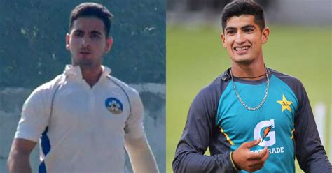 Naseem Shahs Brother Hunain Shah Picks Maiden Wicket In First Class