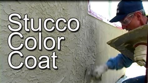 Applying Color Coat Stucco YouTube