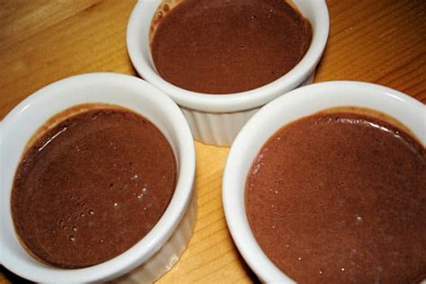 Recette de Mini crèmes au chocolat