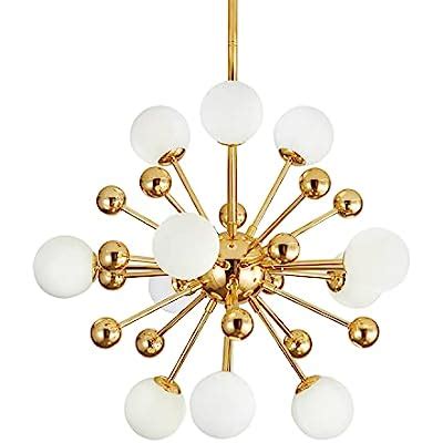 Buy Kco Lighting Sputnik Chandelier Lighting Fixture Gold Mid Century