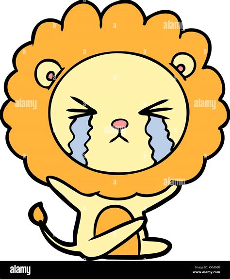 cartoon crying lion Stock Vector Image & Art - Alamy