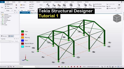 Tekla Structural Designer Tutorial Youtube