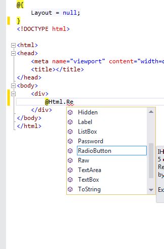 Asp Net Mvc No Extension Available When Placing A Cshtml Outside