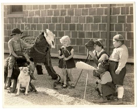 Our Gang Vintage 1920s Silent Hal Roach Comedy Film Scene Making 8mm