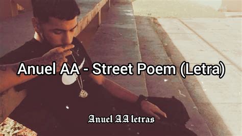 Anuel Aa Street Poem Letra Youtube