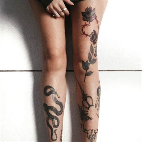 Fuck Yeah Leg Tattoos
