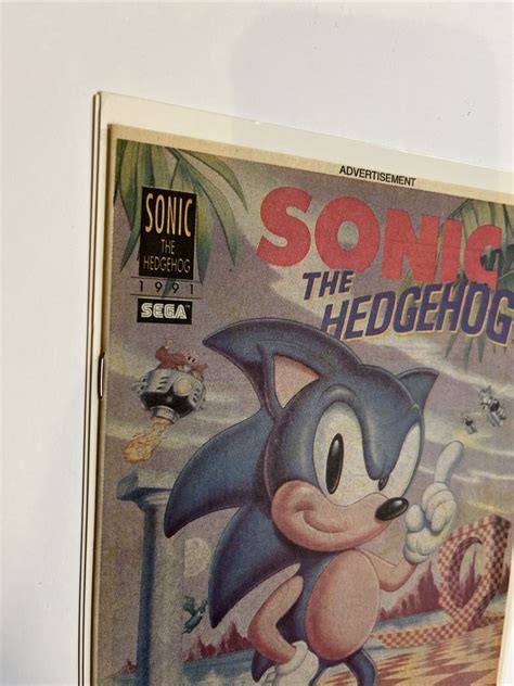 Sonic The Hedgehog Nm Promotional Pg Sega Genesis