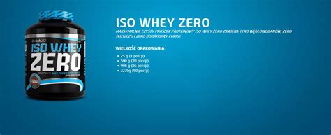 Iso Whey Zero G Biotech Usa Wysokobia Kowa Od Ywka Na Bazie