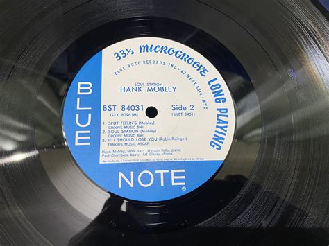 Mint Hank Mobley Soul Station Blue Note Gxk Obi Stereo Japan